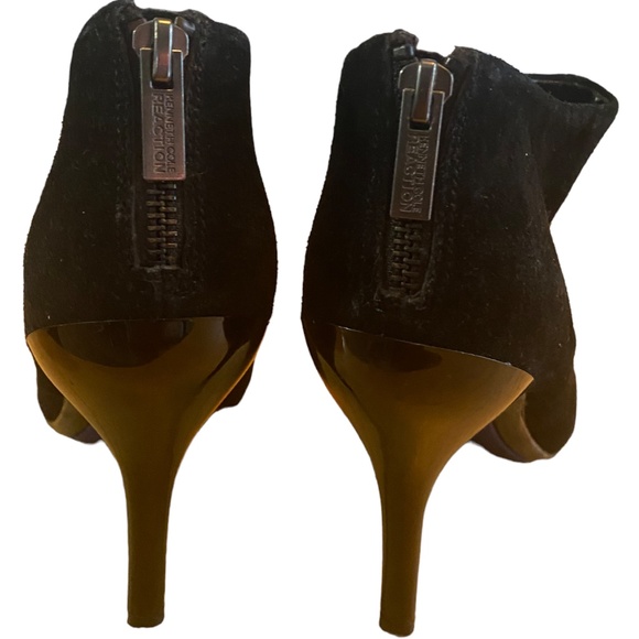 Kenneth Cole reaction suede Joni arc heeled booties - Picture 2 of 14